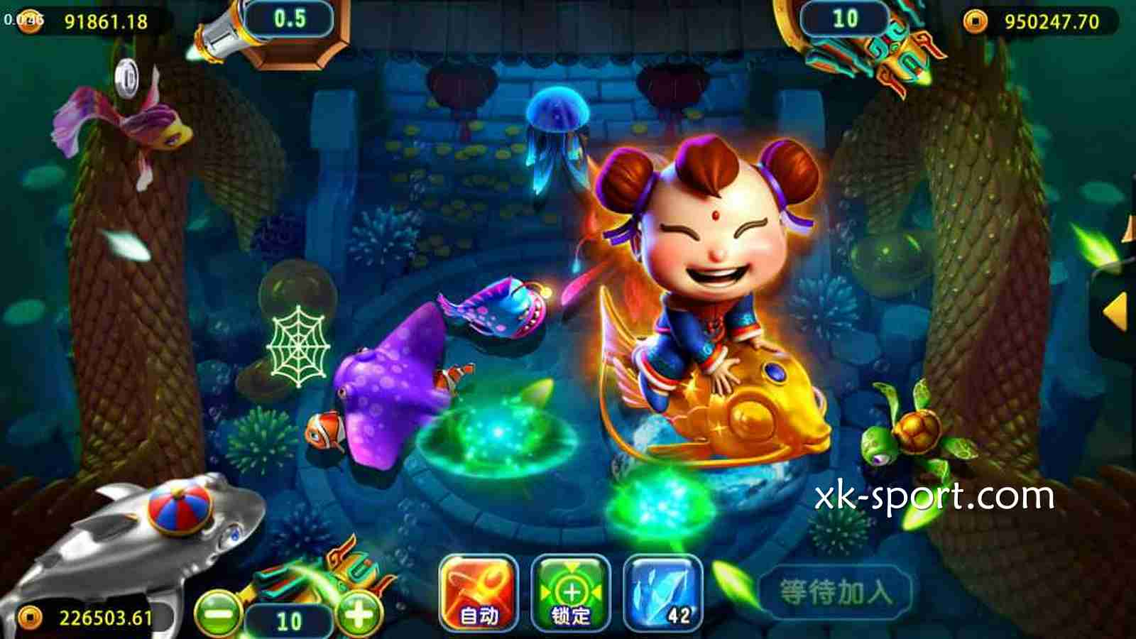 星空捕鱼《福娃捕鱼》全屏扫荡的视觉盛宴