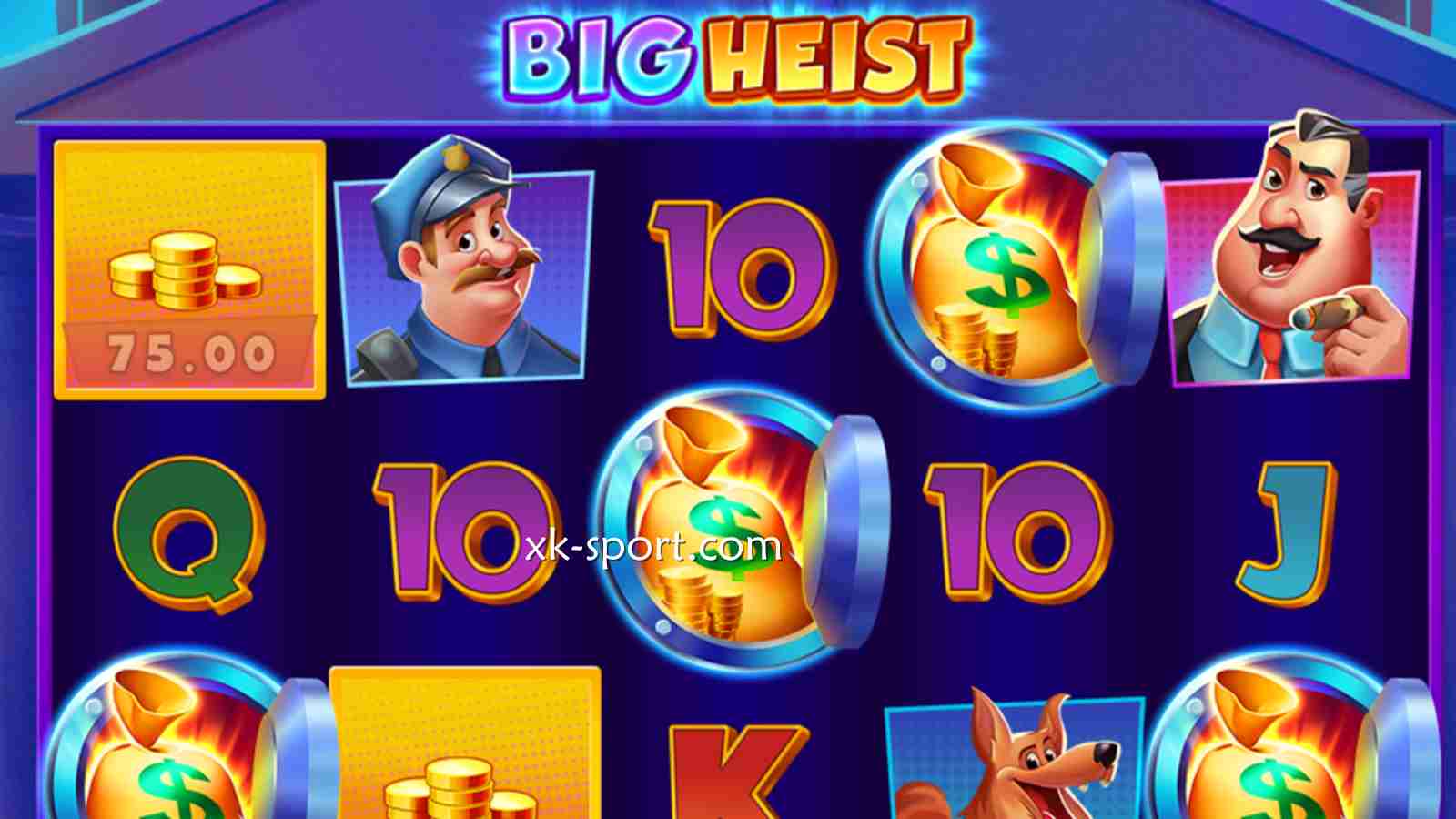 《惊天大盗》老虎机游戏投注界面｜星空体育